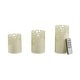 preview thumbnail 2 of 5, Lavish Home 3-Piece Flameless LED Candle Set