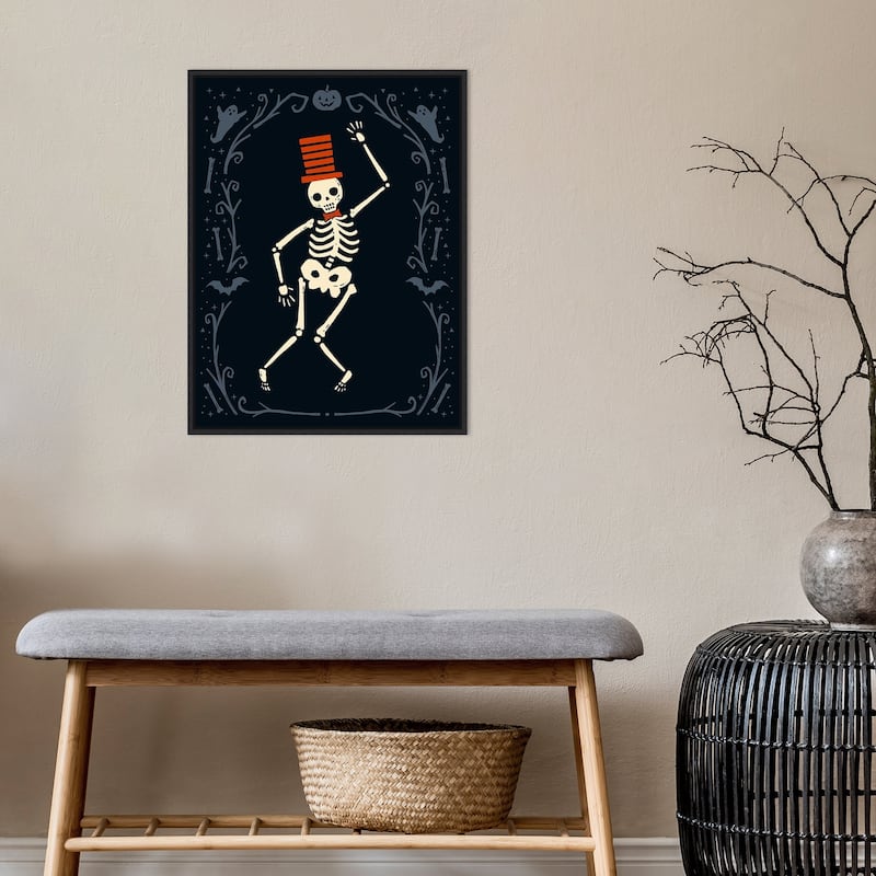 Amanti Art Skeleton Crew II Framed Canvas Wall Art