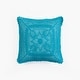 preview thumbnail 1 of 2, Turquoise Crochet Pillow