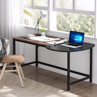 Splice Board Computer Desk, Modern PC Laptop Table Study Writing Table ...