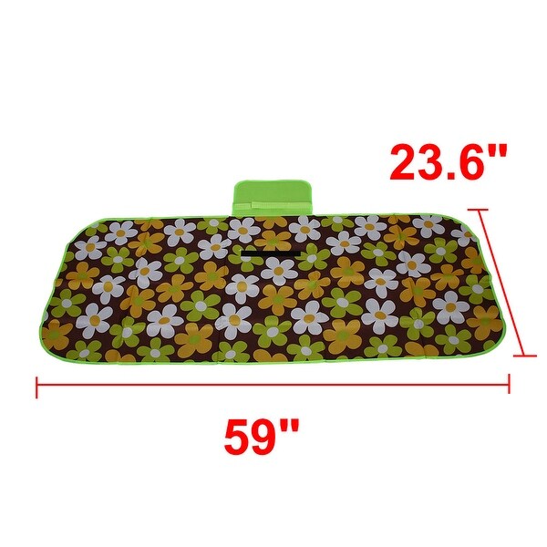 floral picnic blanket