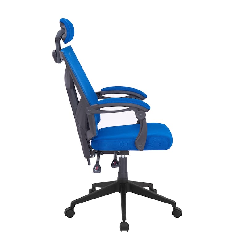Adjustable Ergonomic Office Chair with Headrest Ergonomic Desk Chair High Back Mesh Office Chairs with Lumbar Support and Wheels