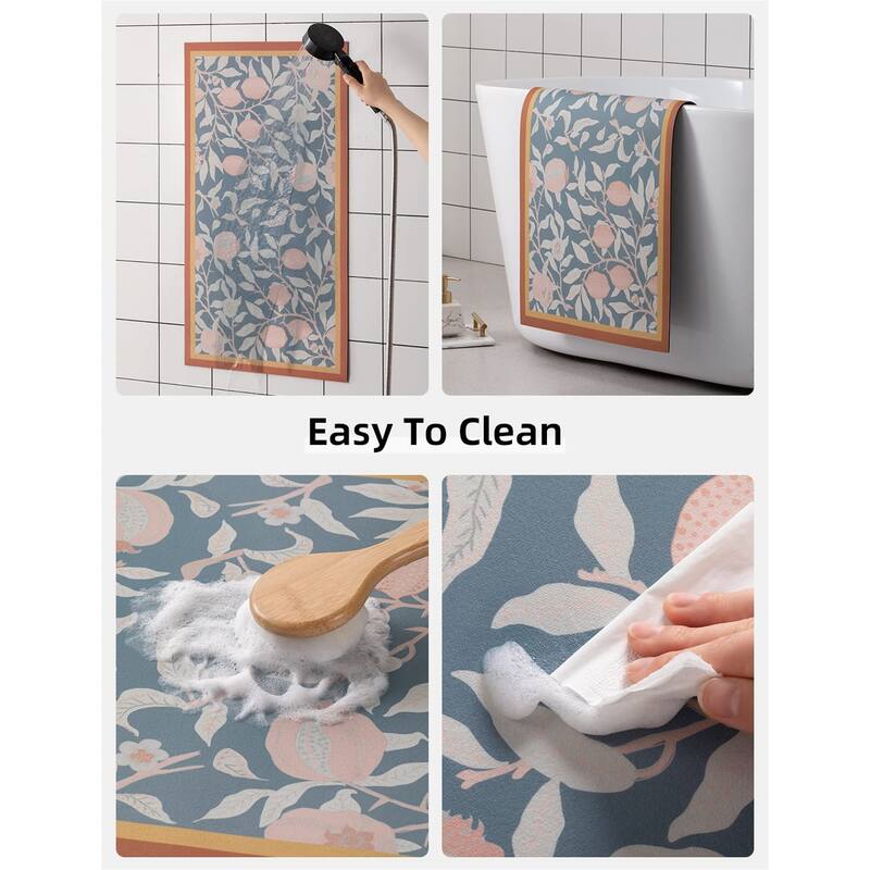 Bath Mat Rug-Thin Quick Dry