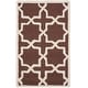 preview thumbnail 109 of 183, SAFAVIEH Handmade Cambridge Trudie Geometric Wool Rug 2' x 3' - Dark Brown/Ivory - Rectangle