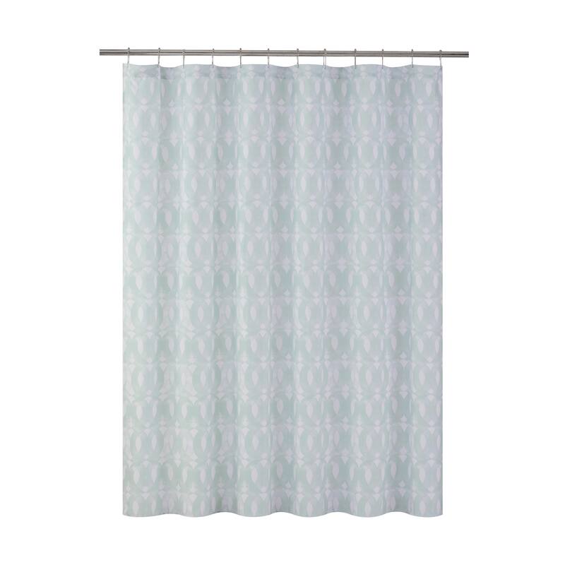 Martex Arcadia Gemma Microfiber Shower Curtain - 72 x 72 - Sage