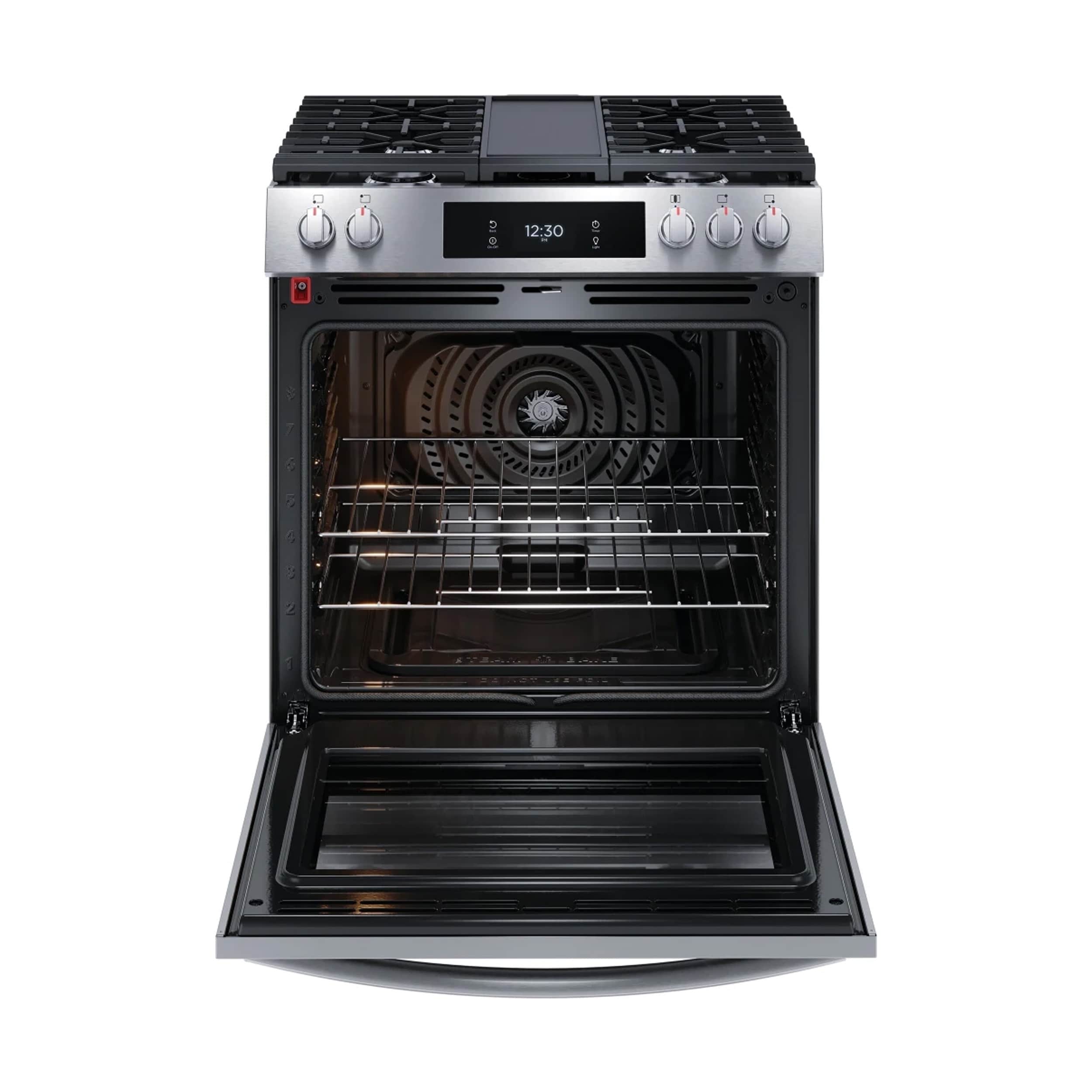 Frigidaire Gallery 30Inch Front Control Gas Range with Total Convection