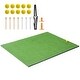 preview thumbnail 3 of 26, Golf Hitting Mat, Artificial Turf Golf Hitting Mat, Thickened Golf Hitting Training Aids, Golf Practice Hitting Mat 5x4ft - 31 MM
