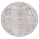 preview thumbnail 12 of 11, SAFAVIEH Harlow Addolorata Oriental Rug 6'3" Round - Light Grey/Beige Blue - Round