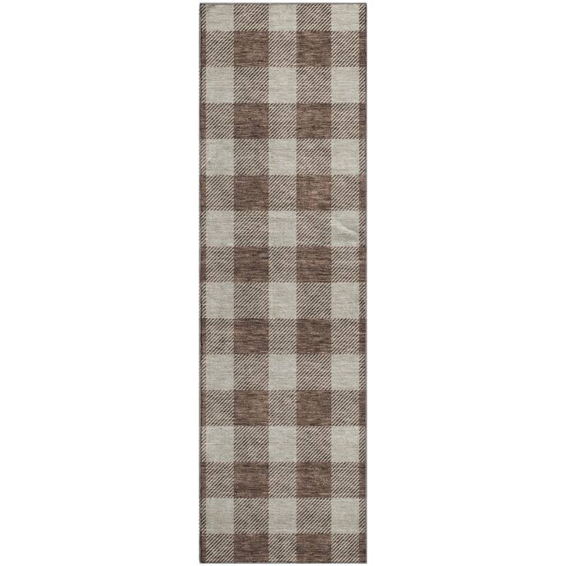 Premium Washable Super Soft Plaid Mayfield Rug