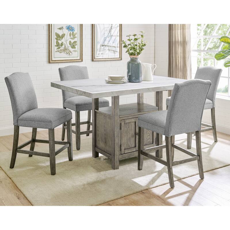 Steve Silver Garfield 5-Piece Counter Height Dining Set