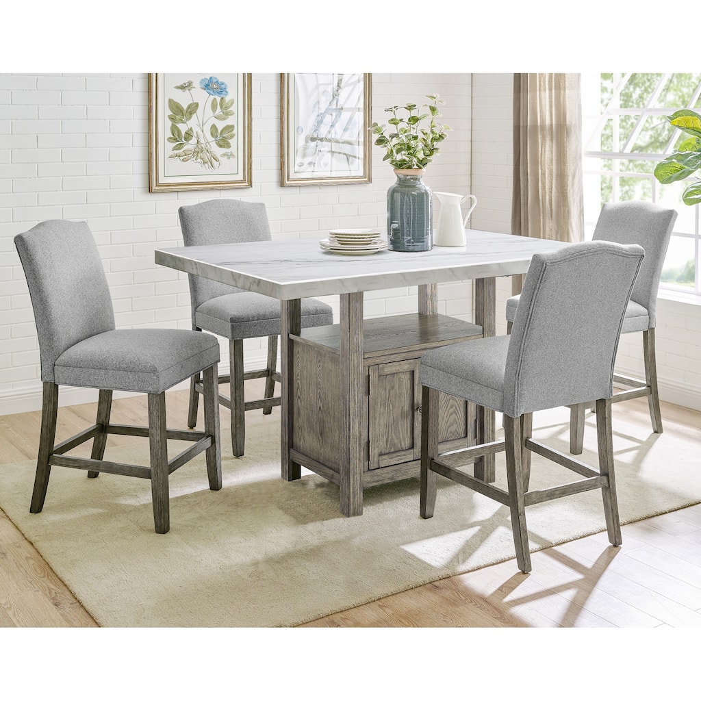 Steve Silver Garfield 5-Piece Counter Height Dining Set