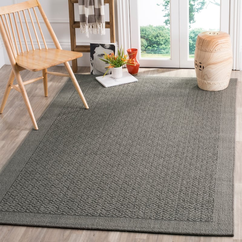 SAFAVIEH, Palm Beach Clevie Modern Sisal Rug - 3' x 5' - Ash