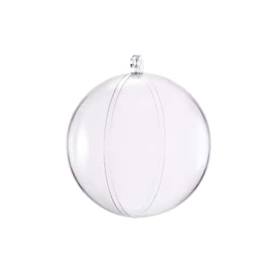 6pcs Clear Plastic Ornaments Ball