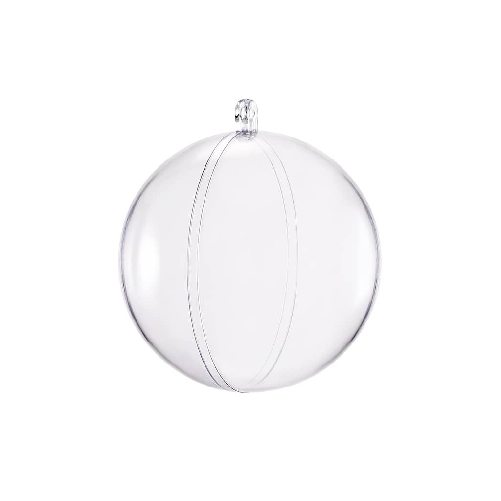 6pcs Clear Plastic Ornaments Ball