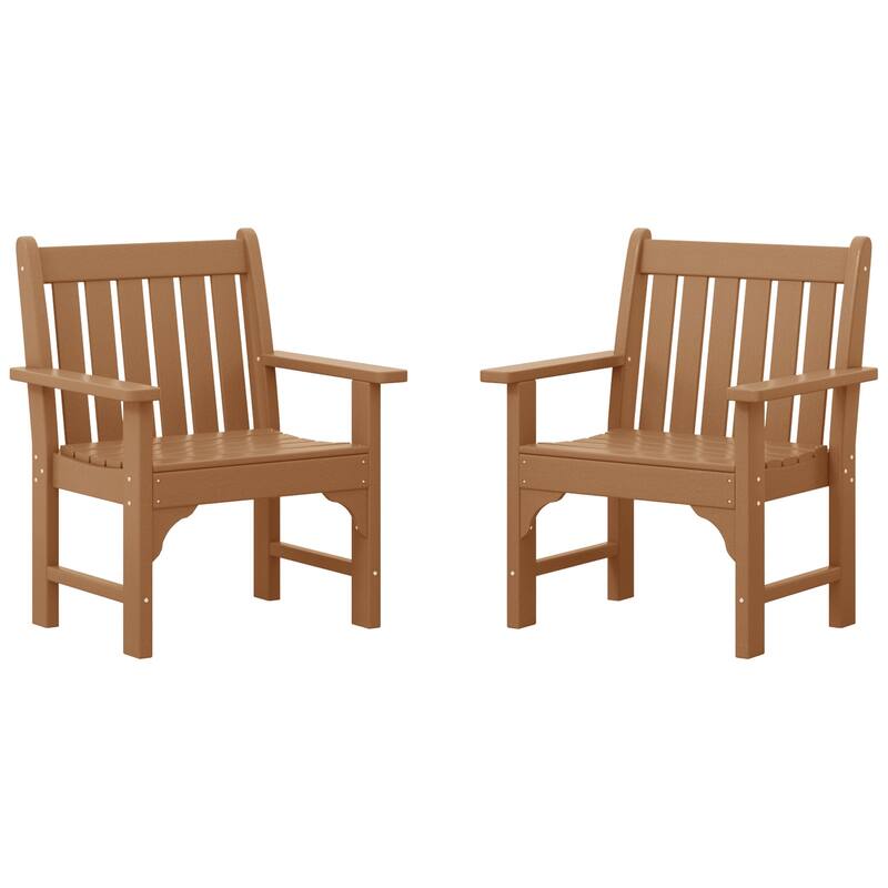 Laguna Poly Garden Arm Chair (Set of 2) - Teak