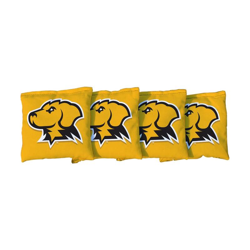 Maryland Baltimore UMBC Retrievers Yellow Cornhole Bags - Corn Filled
