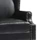 Upholstered Nailhead Trim Armchair Wingback Accent Chairs Set of 2
