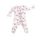 preview thumbnail 6 of 14, Norani Footie Pajamas Pink Petals - 0 - 3 Months