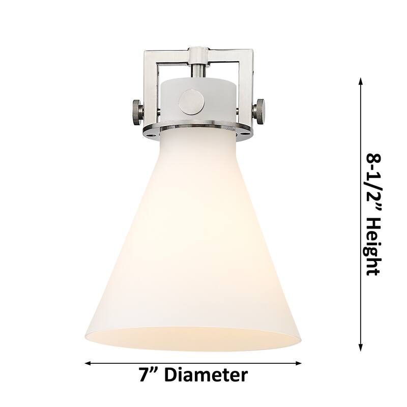 Innovations Lighting Downtown Urban - Newton Cone - 6 Light 26" Stem Hung Chandelier