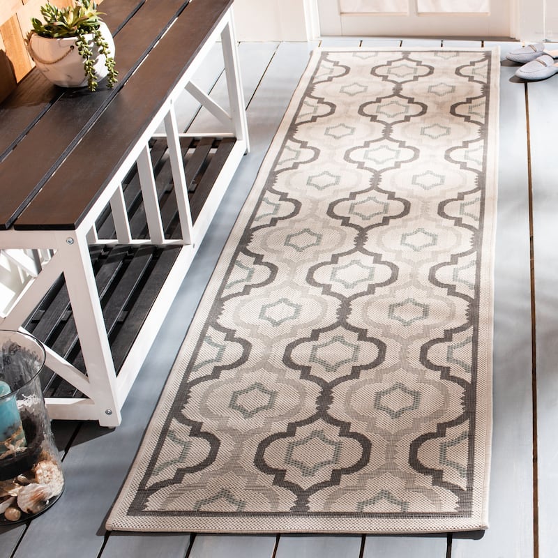 SAFAVIEH Courtyard Annmarie Indoor/ Outdoor Waterproof Patio Backyard Rug