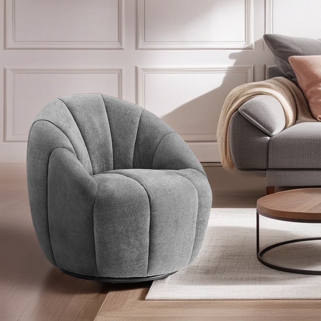 Art Leon Swivel Barrel Chair