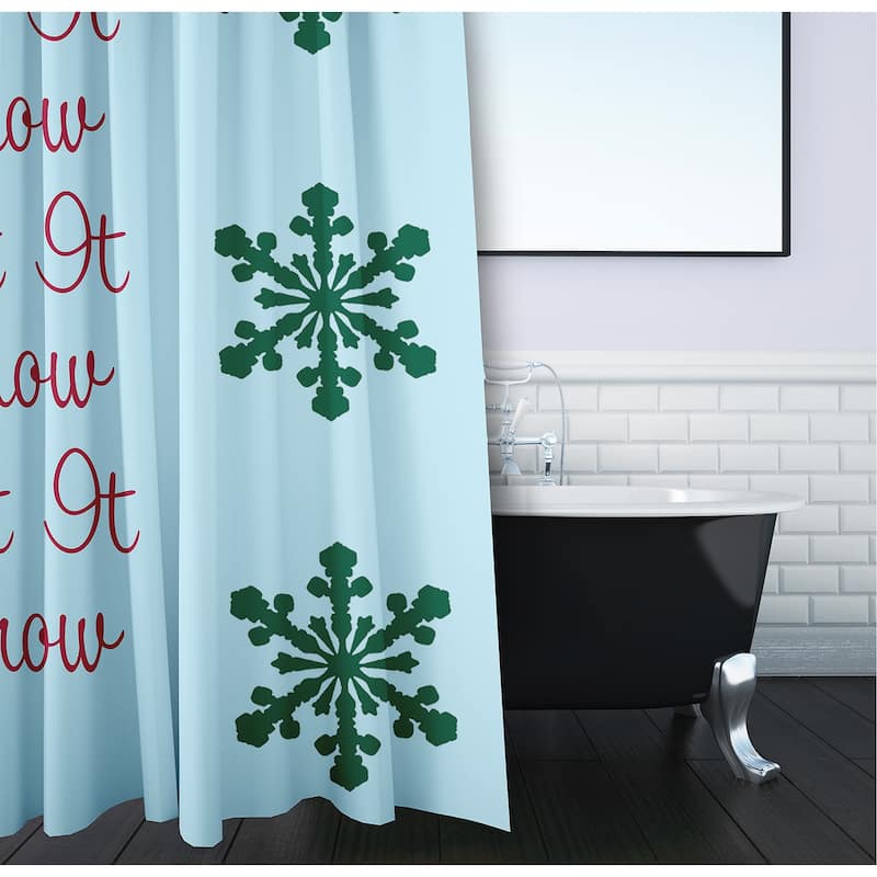 Let It Snow Shower Curtain