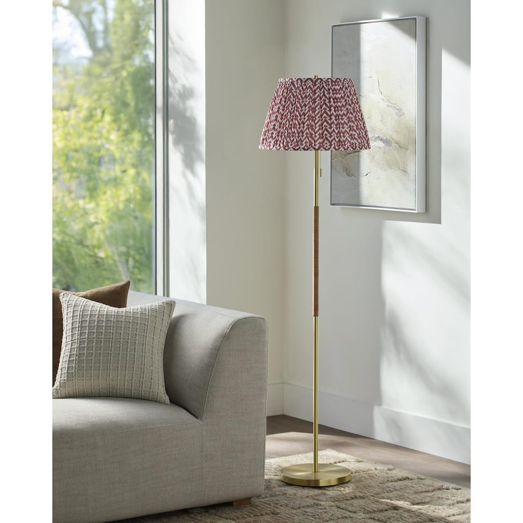 Livabliss Jara Traditional Accent Floor Lamp - 62"H x 17"W x 17"D