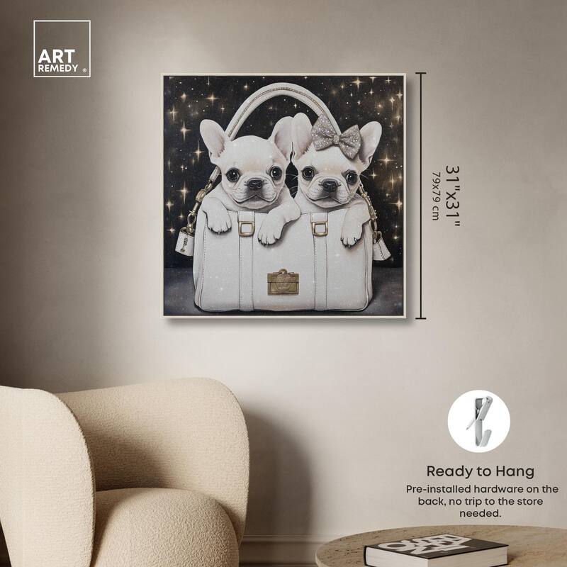 Constellation Frenchie Purse Canvas by Art Remedy