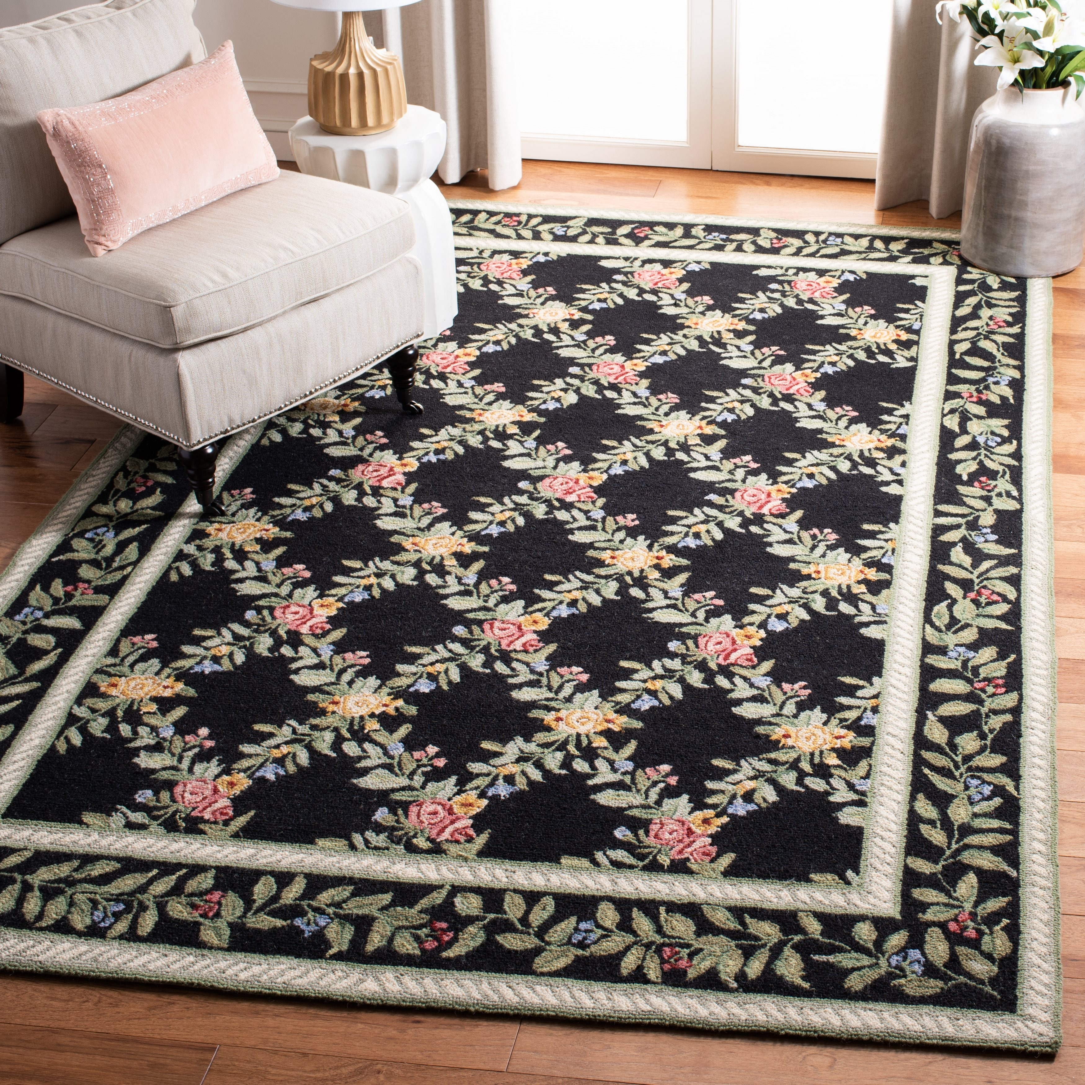 Safavieh Hand Hooked Chelsea Karley Country Oriental Trellis Wool Rug On Sale Overstock 7025940