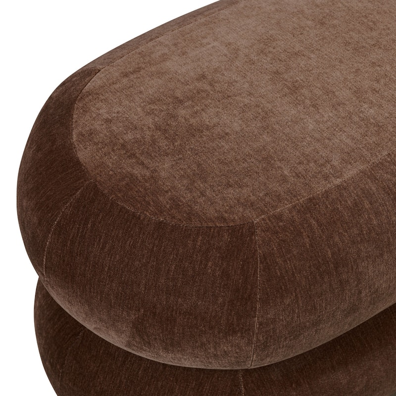 Poly & Bark Varde Bench in Froth White Boucle