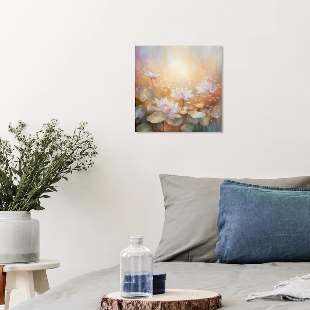 Wynwood Studio Canvas Floral and Botanical All this garden beautiful Pink and Light Pink Traditional Wall Art Canvas Print