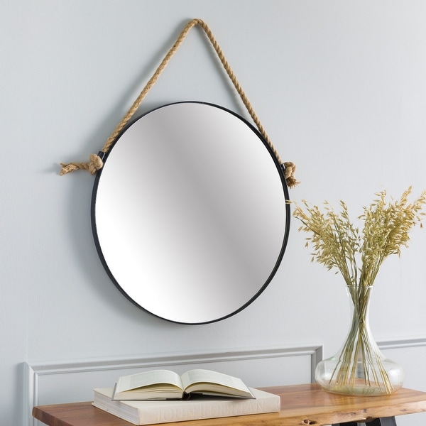 Tedd Modern Nautical Hanging Round Mirror. Opens flyout.