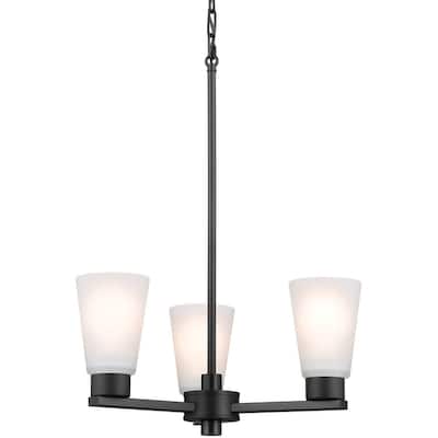 Kichler 52435 Stamos 3 Light 18" Wide Chandelier