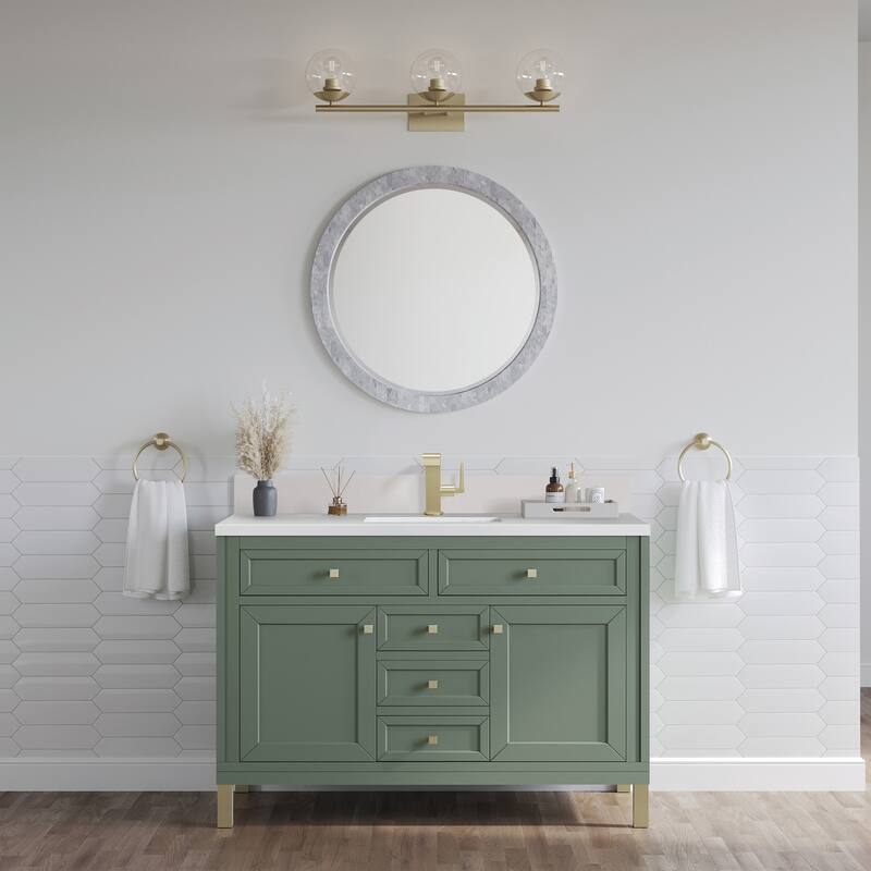 James Martin Vanities 503-V48-1WZ Chicago 48" Free Standing Single