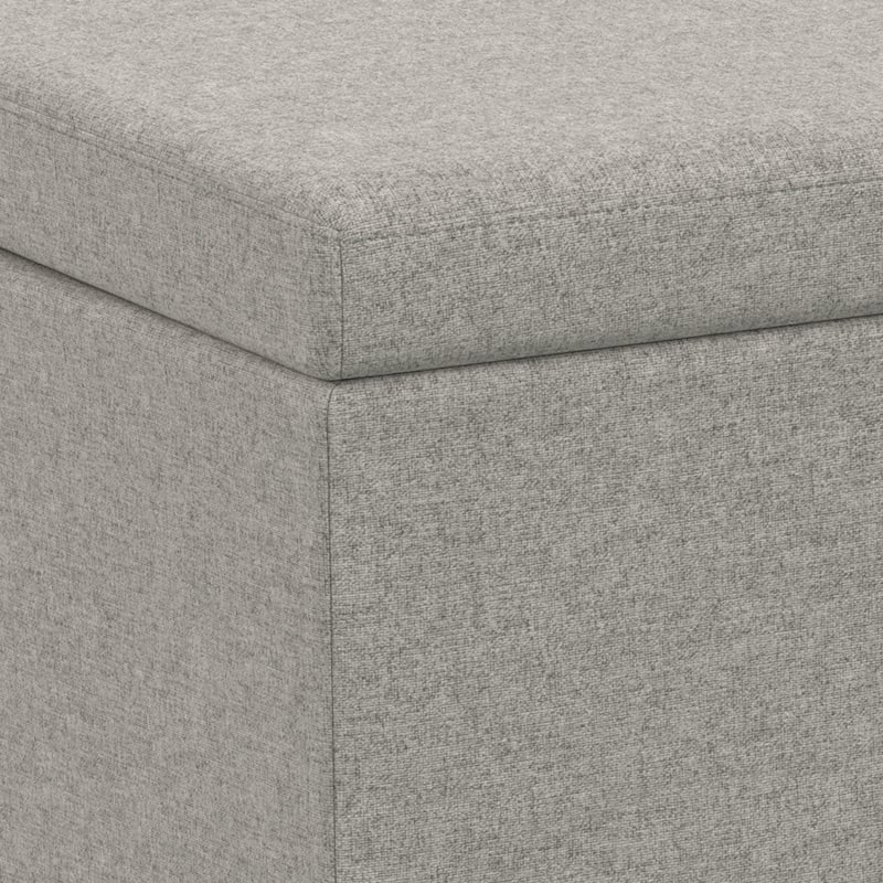 WYNDENHALL Franklin 54 inch Wide Contemporary Rectangle Storage Ottoman