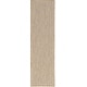 preview thumbnail 89 of 119, Nourison Courtyard Indoor/Outdoor Modern Geometric Area Rug 2' x 6' - Jute/Ivory