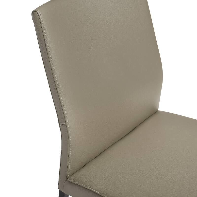 Kash Faux Leather Upholstered Parsons Dining Chairs - Set of 2