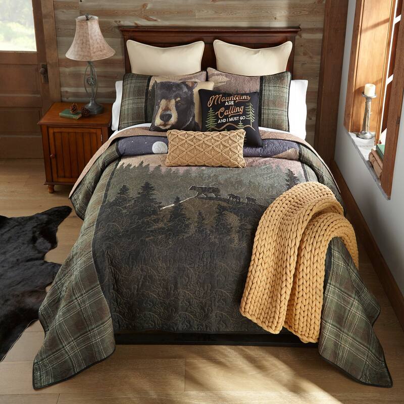 Donna Sharp Mountain Moon 3 PC Polyester Quilt Set