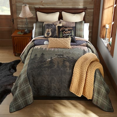 Donna Sharp Mountain Moon 3 PC Polyester Quilt Set