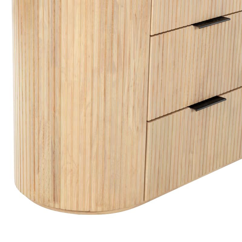 SAFAVIEH Couture Rikki Fluted 6-Drawer Wood Dresser