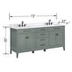 preview thumbnail 26 of 33, Avanity Madison 72 in. Double Sink Bathroom Vanity with Engineered Stone Top - 73" x 22"D x 35"H