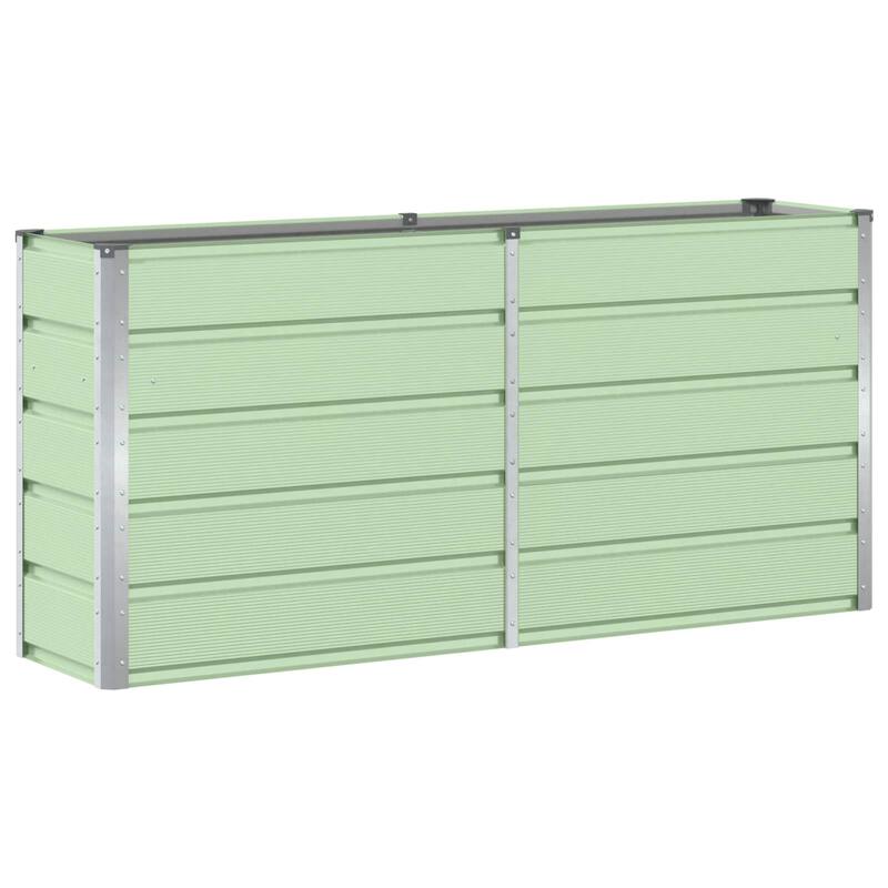 vidaXL Planter in Steel - 39.37 x 15.75 x 17.72"