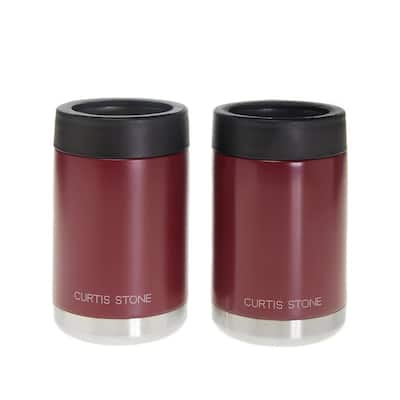 Curtis Stone Set of 2 12 oz. Double-Wall Insulated Koozies