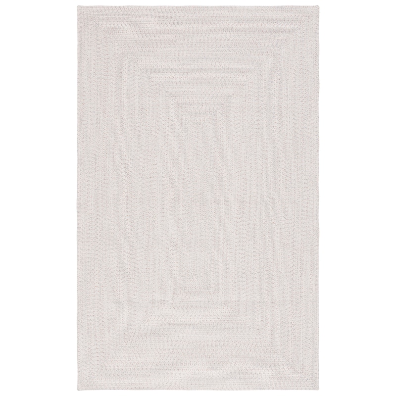 SAFAVIEH Handmade Braided Anthi Casual Rug - 6' x 9' - Ivory/Light Grey