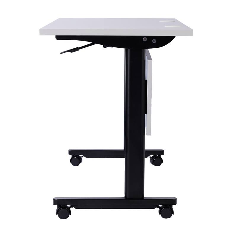 Commercial Nesting Flip Training Table with Steel Frame and T-Legs - 23.5"W x 60"D x 30"H