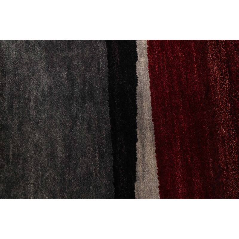 ECARPETGALLERY Hand-knotted Peshawar Ziegler Grey Wool Rug - 5'1 x 6'8