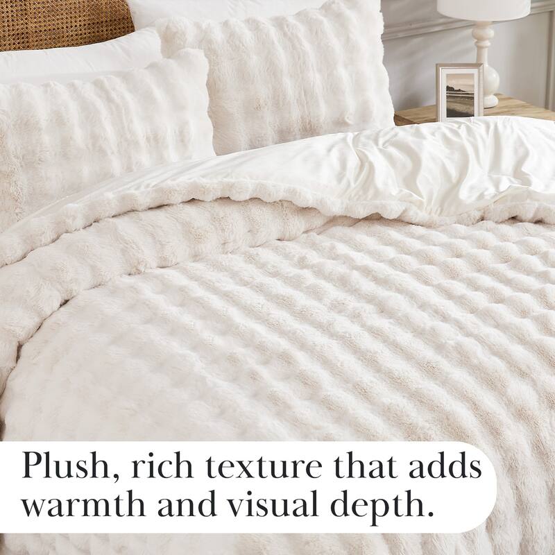 Luxe & Soft Faux Fur Comforter Set