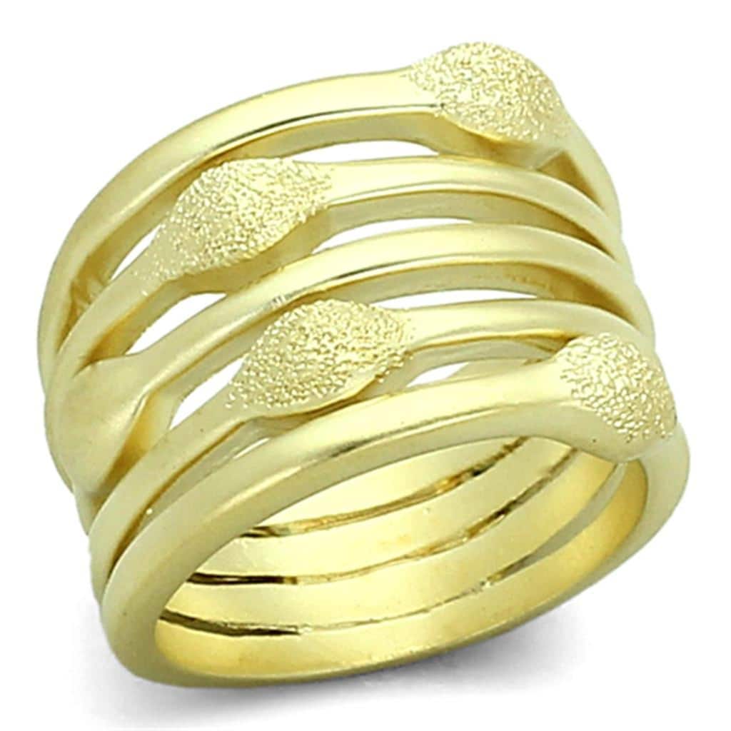 Minimalist Brass Ring Matte Finish Modern Jewelry for Women