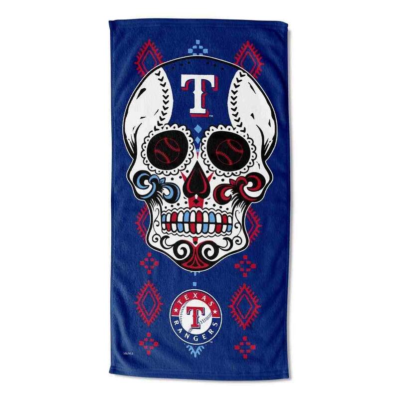 MLB Candy Skull Beach Towel