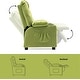 preview thumbnail 35 of 79, MCombo Big Kids Recliner Chair with Cup Holders , Velvet Fabric